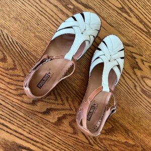 Pikolinos size 38 (8), white and cognac